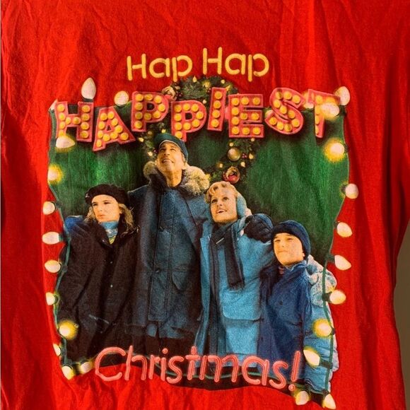 National Lampoons‎ Small Red Christmas Vacation T Shirt - Picture 2 of 4